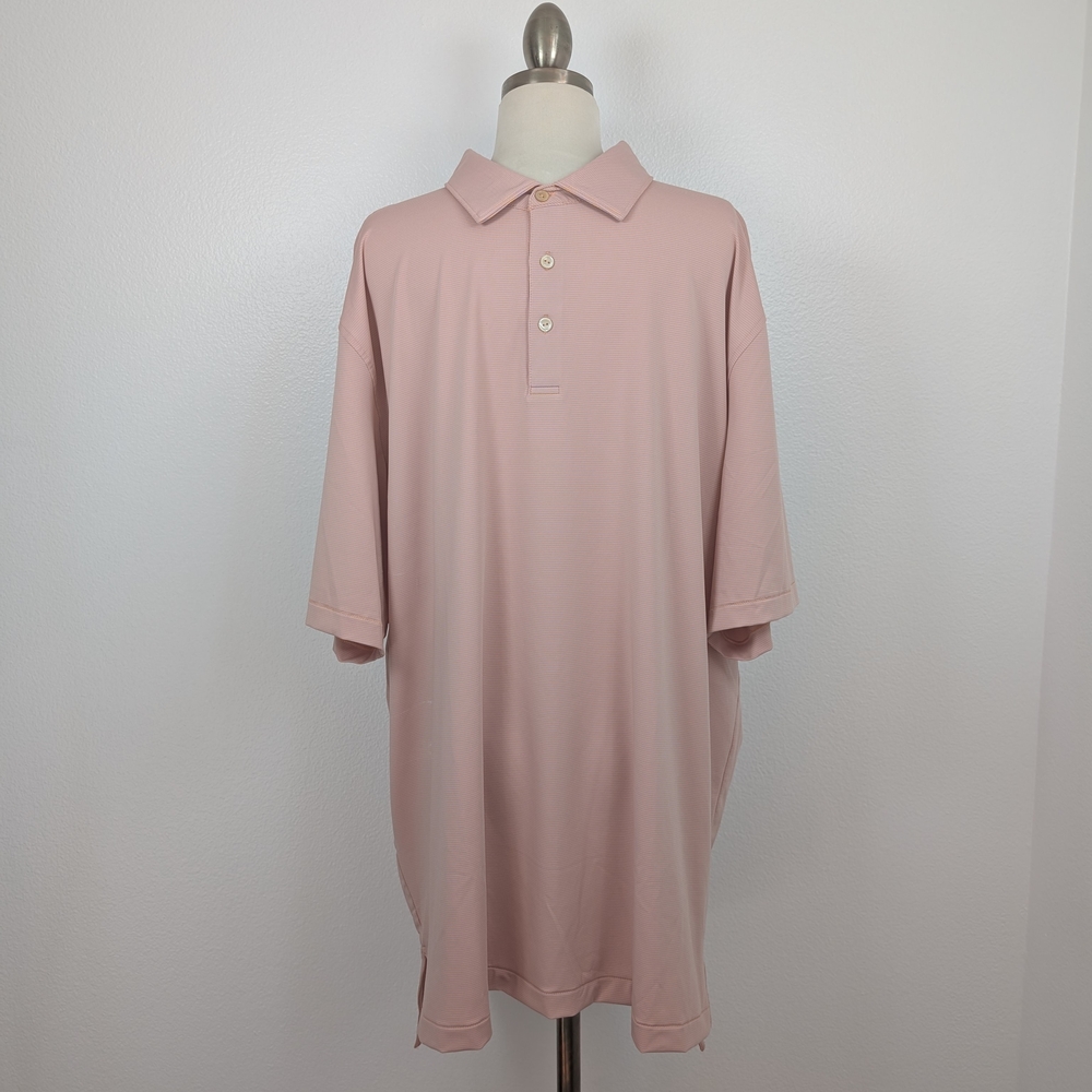 Peter Millar Light Pink/Peach Polo Shirt